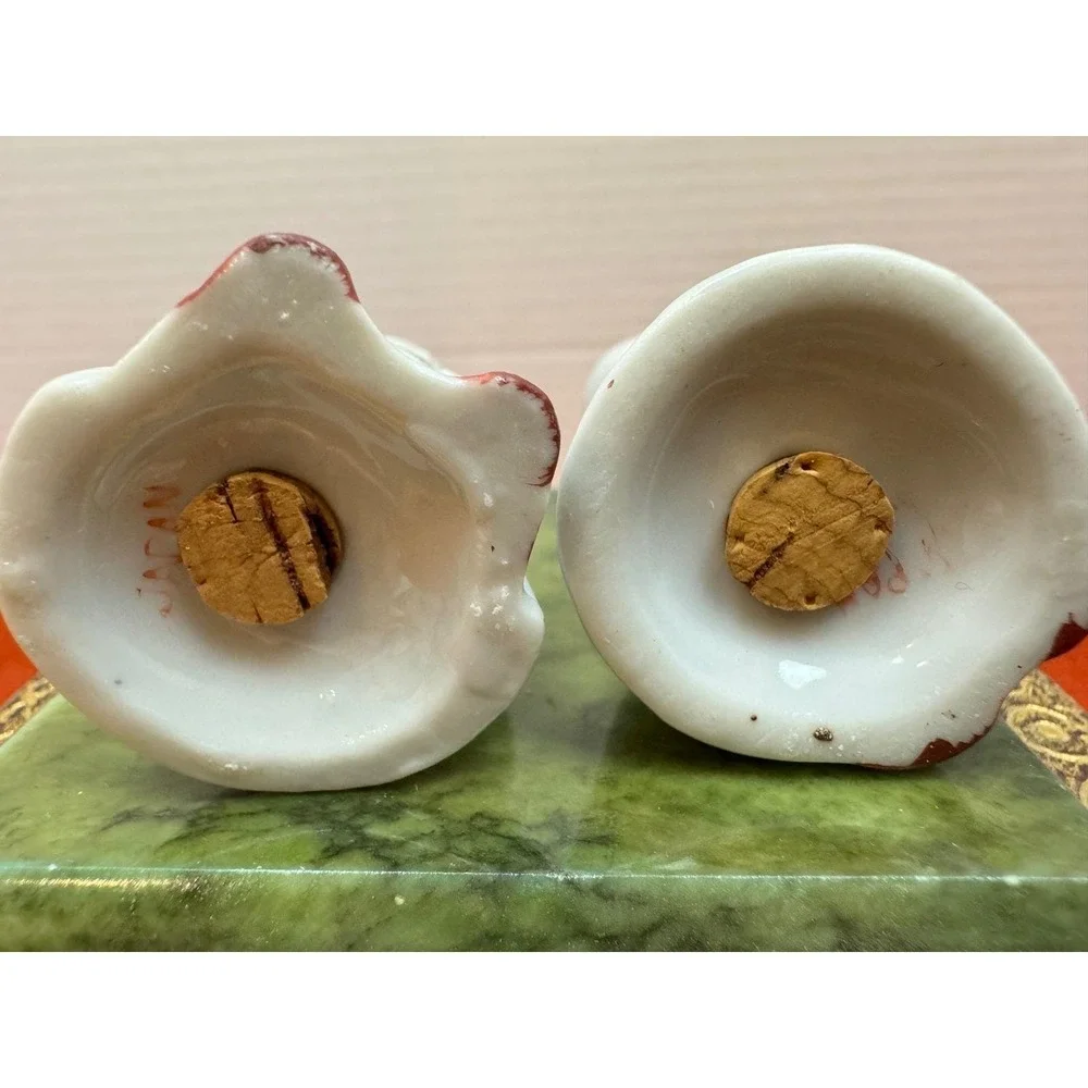 Vintage Dutch Boy and Girl Salt and Pepper‎ Shakers Porcelain Japan Hand Painted